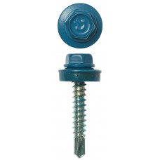 ЗУБР 29 х 4.8 мм, 400 шт., RAL 5009 небесно-голубой, СКД саморезы кровельные для деревянной обрешетки 4-300315-48-029-5009 Профессионал ЗУБР 29 х 4.8 мм, 400 шт., RAL 5009 небесно-голубой, СКД саморезы кровельные для деревянной обрешетки 4-300315-48-029-5009 Профессионал