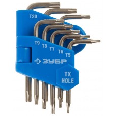 ЗУБР 8 шт., Cr-V, ключи имбусовые мини 27477-H8 ЗУБР 8 шт., Cr-V, ключи имбусовые мини 27477-H8