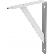 STAYER 250х200х30х4 мм, белый, уголок-кронштейн, усиленный 37421-1 STAYER 250х200х30х4 мм, белый, уголок-кронштейн, усиленный 37421-1