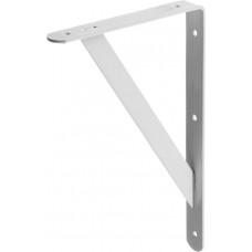 STAYER 300х200х30х4 мм, белый, уголок-кронштейн, усиленный 37422-1 STAYER 300х200х30х4 мм, белый, уголок-кронштейн, усиленный 37422-1