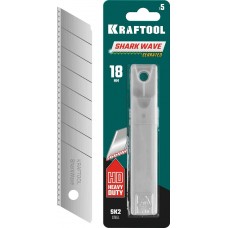 KRAFTOOL 18 мм, 5 шт, лезвия сегментированные BM-18 09604-18-S5 KRAFTOOL 18 мм, 5 шт, лезвия сегментированные BM-18 09604-18-S5