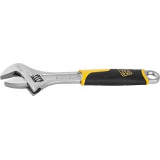 JCB 300 мм, хромированное покрытие, двухкомпонентная рукоятка, CrV cталь, ключ разводной JPL023 JCB 300 мм, хромированное покрытие, двухкомпонентная рукоятка, CrV cталь, ключ разводной JPL023