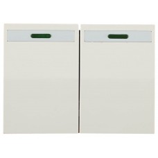 СВЕТОЗАР двухклавишный, без вставки и рамки, выключатель "ЭФФЕКТ" SV-54435-B СВЕТОЗАР двухклавишный, без вставки и рамки, выключатель "ЭФФЕКТ" SV-54435-B