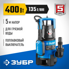 ЗУБР 400 Вт, дренажный насос для грязной воды, Профессионал (НПГ-Т3-400) ЗУБР 400 Вт, дренажный насос для грязной воды, Профессионал (НПГ-Т3-400)