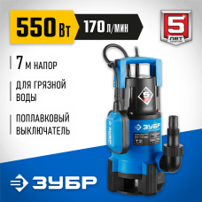 ЗУБР 550 Вт, дренажный насос для грязной воды, Профессионал (НПГ-Т3-550) ЗУБР 550 Вт, дренажный насос для грязной воды, Профессионал (НПГ-Т3-550)