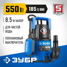 ЗУБР 550 Вт, дренажный насос с минимальным уровнем откачки, Профессионал (НПЧ-Т3-550) ЗУБР 550 Вт, дренажный насос с минимальным уровнем откачки, Профессионал (НПЧ-Т3-550)