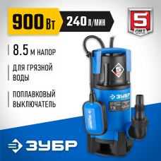 ЗУБР 900 Вт, дренажный насос для грязной воды, Профессионал (НПГ-Т3-900) ЗУБР 900 Вт, дренажный насос для грязной воды, Профессионал (НПГ-Т3-900)