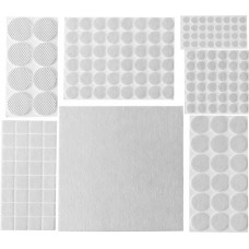 STAYER 175 шт., белый, набор: накладки самоклеящиеся на мебельные ножки 40917-H175 STAYER 175 шт., белый, набор: накладки самоклеящиеся на мебельные ножки 40917-H175