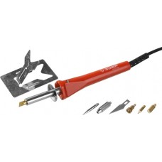 ЗУБР 5 насадок, нож, 30 Вт, прибор для выжигания с набором насадок 55426 ЗУБР 5 насадок, нож, 30 Вт, прибор для выжигания с набором насадок 55426