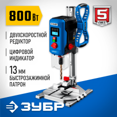 ЗУБР Вертикально-сверлильный станок ВСС-П800 Профессионал Вт, 13 мм БЗП, настольный ЗУБР Вертикально-сверлильный станок ВСС-П800 Профессионал Вт, 13 мм БЗП, настольный