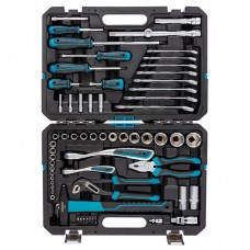 Набор инструментов 76 предметов, 120 зубьев, CrV1/4, 1/2" Gross ( 14156 ) Набор инструментов 76 предметов, 120 зубьев, CrV1/4, 1/2" Gross ( 14156 )