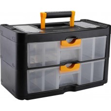 Ящик для инструментов DEKO DKTB19, 2 выдвижных ящика (40х20х24см) 065-0824 Ящик для инструментов DEKO DKTB19, 2 выдвижных ящика (40х20х24см) 065-0824