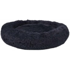Мягкая плюшевая лежанка для кошек и собак DEKO DKPG08, 800мм, темно-серая 041-0036 Мягкая плюшевая лежанка для кошек и собак DEKO DKPG08, 800мм, темно-серая 041-0036