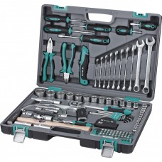 Набор инструментов, 1/2, 1/4, CrV, пластиковый кейс, 98 предметов Stels, ( 14111 ) Набор инструментов, 1/2, 1/4, CrV, пластиковый кейс, 98 предметов Stels, ( 14111 )