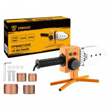 Аппарат для сварки полипропиленовых труб DEKO PPWM2100W, 4 насадки (20-40 мм) 063-4247 Аппарат для сварки полипропиленовых труб DEKO PPWM2100W, 4 насадки (20-40 мм) 063-4247