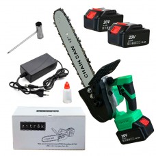 Пила цепная аккумуляторная ZITREK GreenSaw 20 PRO (20В, 4 Ач Li-ion аккум. 2шт, ЗУ) 082-1852