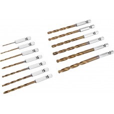 Набор сверл с шестигранным хвостовиком DEKO DH13, 1.5-6.5 мм, 13 шт 065-0538 Набор сверл с шестигранным хвостовиком DEKO DH13, 1.5-6.5 мм, 13 шт 065-0538