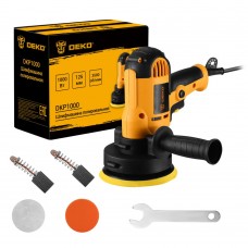 Шлифмашина полировальная сетевая DEKO DKP1000, 125 мм, 1000 Вт + набор аксессуаров 5 шт 063-4293