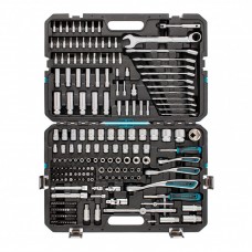 Набор инструментов 216 предметов, 120 зубьев, CrV 1/2", 3/8", 1/4" Gross ( 14157 ) Набор инструментов 216 предметов, 120 зубьев, CrV 1/2", 3/8", 1/4" Gross ( 14157 )