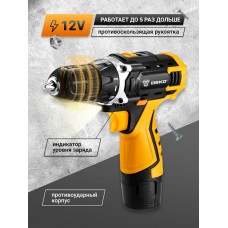 Аккумуляторная дрель-шуруповерт 12В DEKO DKCD12FU-Li 063-4100