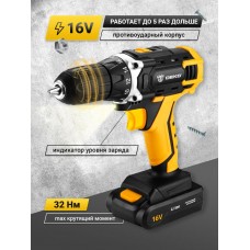 Аккумуляторная дрель-шуруповерт 16В DEKO DKCD16FU-Li 063-4098