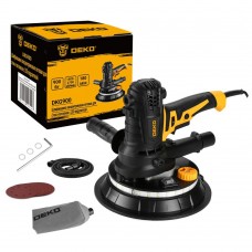 Шлифмашина эксцентриковая сетевая DEKO DKG900, 180 мм, 900 Вт, для стен и потолков, с LED подсветкой 063-2207 Шлифмашина эксцентриковая сетевая DEKO DKG900, 180 мм, 900 Вт, для стен и потолков, с LED подсветкой 063-2207