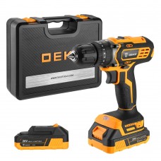Дрель-шуруповерт аккумуляторная DEKO DKCD20 Impact SET 3 в кейсе + набор 63 инструмента, 20В, 2*2.0Ач 063-4415 Дрель-шуруповерт аккумуляторная DEKO DKCD20 Impact SET 3 в кейсе + набор 63 инструмента, 20В, 2*2.0Ач 063-4415