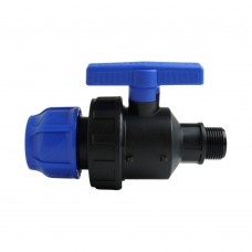 Кран шаровой компрессионный цанга — наружная резьба разборный 40х1"(Valfex) (14/2) Кран шаровой компрессионный цанга — наружная резьба разборный 40х1"(Valfex) (14/2)