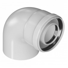 Колено для конденсационных котлов Royal Thermo диам. 60/100L MF 90гр Колено для конденсационных котлов Royal Thermo диам. 60/100L MF 90гр