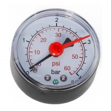 Манометр аксиальный MVI, до 4 бар, D50 мм, подключение G1/4 Манометр аксиальный MVI, до 4 бар, D50 мм, подключение G1/4