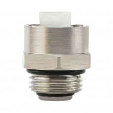 Клапан отсекающий VARMEGA VM13302 для автоматического воздухоотводчика 1/2" ВР-НР, никелированный Клапан отсекающий VARMEGA VM13302 для автоматического воздухоотводчика 1/2" ВР-НР, никелированный