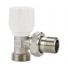 Клапан радиаторный VARMEGA 1/2" x 3/4"EK ручной, угловой VM10002 Клапан радиаторный VARMEGA 1/2" x 3/4"EK ручной, угловой VM10002