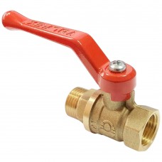 Кран шаровой VALFEX для воды 3/4" НР/НР ручка-рычаг, латунный 11Б27фт1М (56/14) Кран шаровой VALFEX для воды 3/4" НР/НР ручка-рычаг, латунный 11Б27фт1М (56/14)
