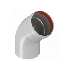 Колено Royal Thermo диам. 80 MF 45гр Колено Royal Thermo диам. 80 MF 45гр