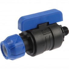 Кран шаровой компрессионный цанга — наружная резьба разборный 25х1/2" (36/6) (Valfex) Кран шаровой компрессионный цанга — наружная резьба разборный 25х1/2" (36/6) (Valfex)