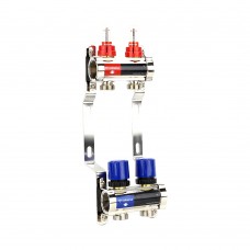 Группа коллекторная VARMEGA с расходомерами ВР 1" 2 х 3/4" EK латунь VM15402 Группа коллекторная VARMEGA с расходомерами ВР 1" 2 х 3/4" EK латунь VM15402