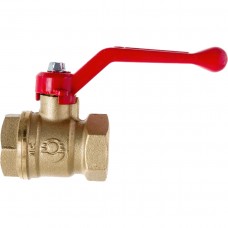 Кран шаровой VALFEX для воды 3/4" ВР/ВР ручка-рычаг, латунный 11Б27фт1М (64/16) Кран шаровой VALFEX для воды 3/4" ВР/ВР ручка-рычаг, латунный 11Б27фт1М (64/16)