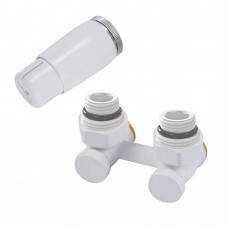 Комплект узла нижнего подкл SCHLOSSER угловой STANDARD 3/4" (белый) с термоголовкой М30х1,5, ниппеля 1/2"Х3/4" Комплект узла нижнего подкл SCHLOSSER угловой STANDARD 3/4" (белый) с термоголовкой М30х1,5, ниппеля 1/2"Х3/4"