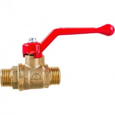 Кран шаровой VALFEX для воды 1/2" НР/НР ручка-рычаг, латунный 11Б27фт1М (96/24) Кран шаровой VALFEX для воды 1/2" НР/НР ручка-рычаг, латунный 11Б27фт1М (96/24)