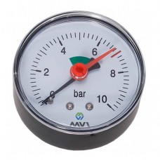 Манометр аксиальный MVI, до 10 бар, D63 мм, подключение G1/4 Манометр аксиальный MVI, до 10 бар, D63 мм, подключение G1/4