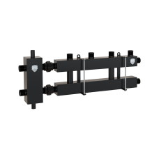 Блок коллекторный на 2(3) выхода, стрелка 60 кВт, в комплекте с кронштейнами Блок коллекторный на 2(3) выхода, стрелка 60 кВт, в комплекте с кронштейнами