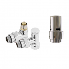 Набор термостатический угловой ROYAL THERMO Design 1/2" Click (Хром) с термоголовкой Design (Хром) Набор термостатический угловой ROYAL THERMO Design 1/2" Click (Хром) с термоголовкой Design (Хром)