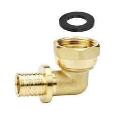 Угол VARMEGA Slide-fit 90 гр., с вн. резьбой, 20x3/4", с накидной гайкой, аксиальный, VM51914 Угол VARMEGA Slide-fit 90 гр., с вн. резьбой, 20x3/4", с накидной гайкой, аксиальный, VM51914