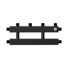 Коллектор на 2 (3) отопительных контура, в комплекте с кронштейнами, 150 кВт Коллектор на 2 (3) отопительных контура, в комплекте с кронштейнами, 150 кВт