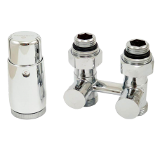 Комплект узла нижнего подкл SCHLOSSER прямой STANDARD 3/4" (хром) с термоголовкой М30х1,5, ниппеля 1/2"Х3/4" Комплект узла нижнего подкл SCHLOSSER прямой STANDARD 3/4" (хром) с термоголовкой М30х1,5, ниппеля 1/2"Х3/4"