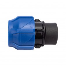 Муфта компрессионная соединительная c внутренней резьбой 40х1 1/2" (Valfex) (40/10) Муфта компрессионная соединительная c внутренней резьбой 40х1 1/2" (Valfex) (40/10)