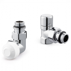 Набор термостатический для радиатора трехосевой ROYAL THERMO Design 1/2"М30х1,5 (Хром) Набор термостатический для радиатора трехосевой ROYAL THERMO Design 1/2"М30х1,5 (Хром)