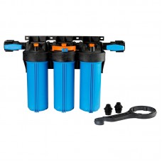 Корпус для картриджного фильтра 1 М Т3 (торцевое подключение), slim line 10" не прозрачный Корпус для картриджного фильтра 1 М Т3 (торцевое подключение), slim line 10" не прозрачный