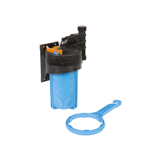 Корпус для картриджного фильтра 1М 10"В (вертикальное подключение), Big Blue не прозрачный Корпус для картриджного фильтра 1М 10"В (вертикальное подключение), Big Blue не прозрачный