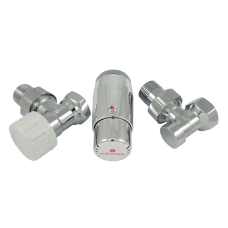 Комплект узла нижнего подкл SCHLOSSER угловой STANDARD MINI 1/2" (хром) с термоголовкой MINI DIAMANT М30х1,5 Комплект узла нижнего подкл SCHLOSSER угловой STANDARD MINI 1/2" (хром) с термоголовкой MINI DIAMANT М30х1,5